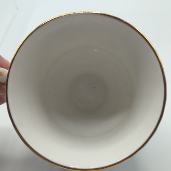 Hammersley Teacup & Saucer Fine Bone China Made in England Floral Gold Trim - Picture 7 of 9
